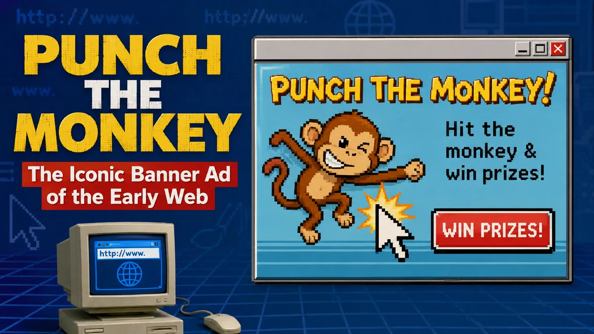 punch the monkey: History of the Classic Banner Ad