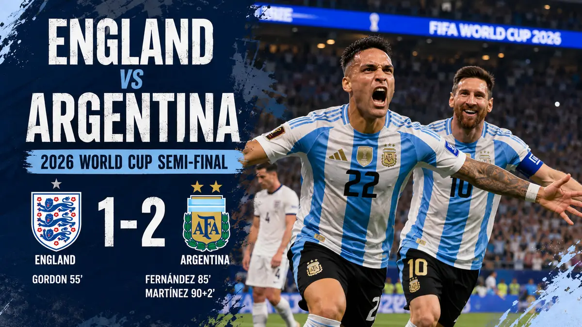 England vs Argentina: 2026 World Cup Semi-Final Recap