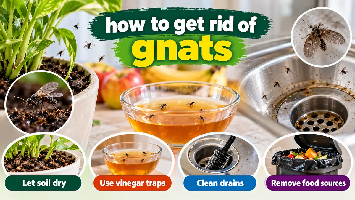 how to get rid of gnats: Fast, Effective Methods