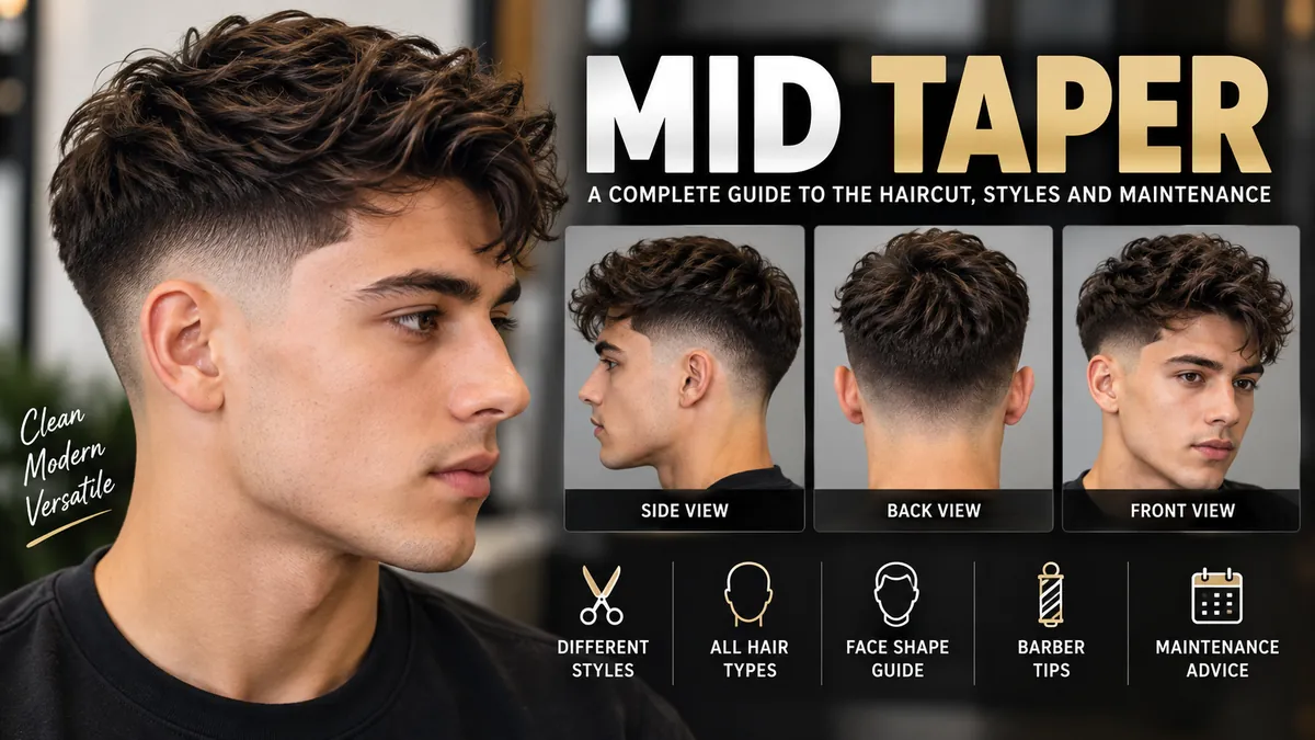 Mid Taper: Haircut Styles, Types & Barber Guide