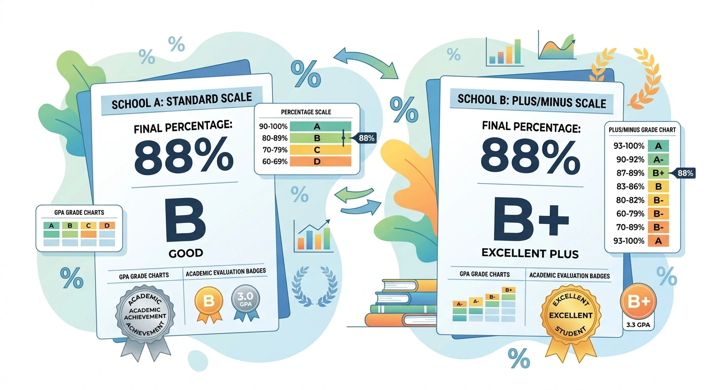 Why the Same Test Score Can Earn Different Grades at Different Schools