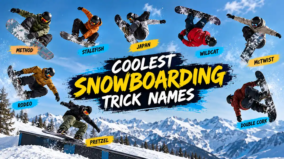 Coolest Snowboarding Trick Names and Their Meanings