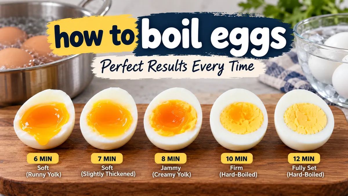how to boil eggs Perfectly: Easy Timing Guide